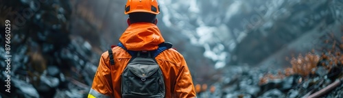 Rescue worker navigating disasterstricken routes, suffer, heroic effort