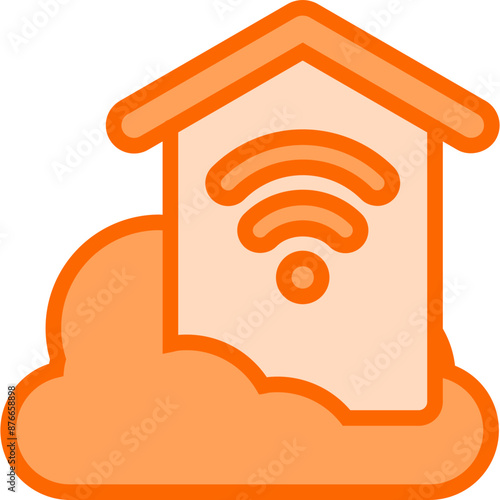 Cloud Native Dual Tone Icon Vector