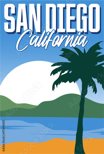 san diego california with beautiful skies and beaches