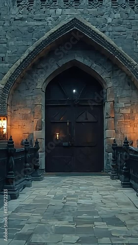 Corridor of a old castle