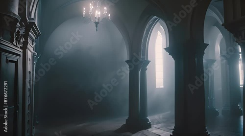 Corridor of a old castle