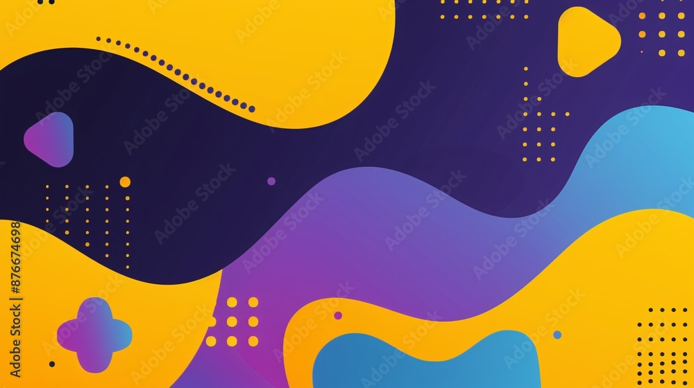 Abstract Colorful Fluid Shapes Background Abstract Colorful Fluid Shapes Background