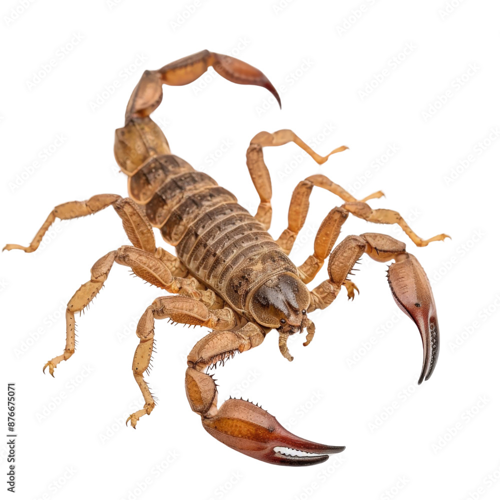 Scorpion isolated on transparent or white background Scorpion isolated on transparent or white background
