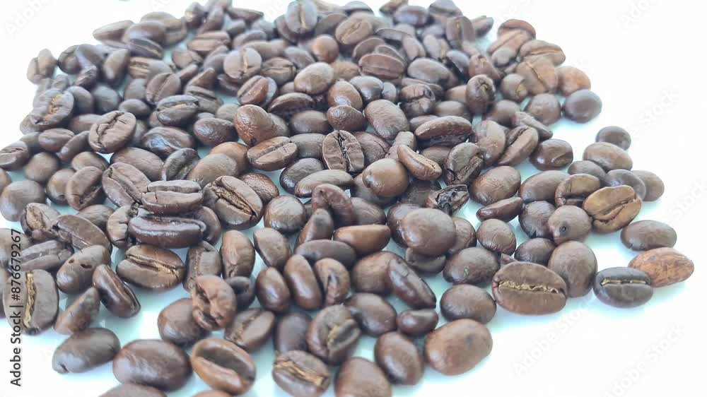 Close Up View of Roasted Coffee Beans Close Up View of Roasted Coffee Beans