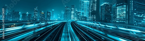 Futuristic Autonomous Rail Networks Interlinking Skyscrapers with Smart Station Hubs