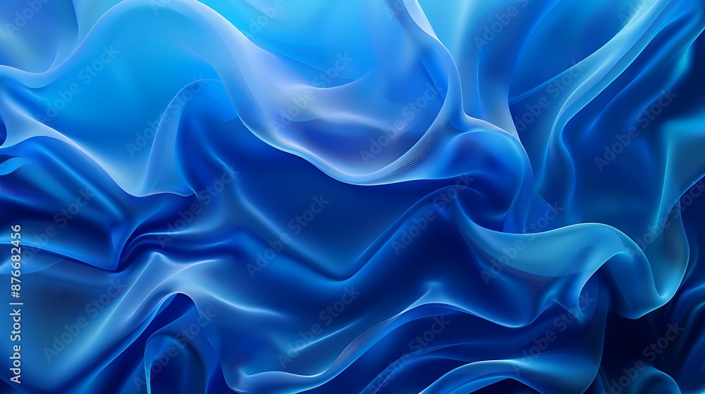Obraz premium Blue Transparency gradient abstract background