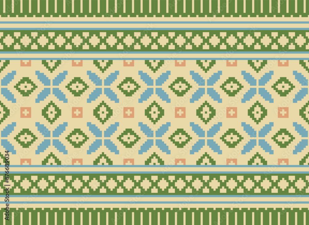 Cross Stitch Pattern With Hearts and Bird Couple. Traditional Ethnic Motifs Ikat Geometric Fabric Pattern Cross Stitch. Ikat Embroidery Ethnic Oriental Pixel Cross Stitch Pattern With Hearts and Bird Couple. Traditional Ethnic Motifs Ikat Geometric Fabric Pattern Cross Stitch. Ikat Embroidery Ethnic Oriental Pixel