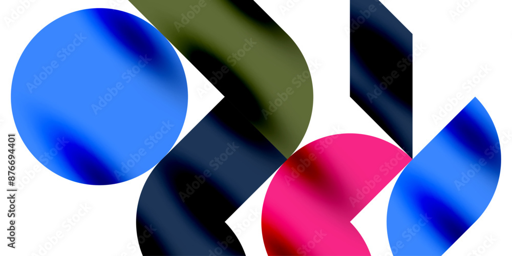 Shadow effect shiny circles and round triangles geometric modern art. Vector Illustration For Wallpaper, Banner, Background, Card, Book Illustration, landing page Shadow effect shiny circles and round triangles geometric modern art. Vector Illustration For Wallpaper, Banner, Background, Card, Book Illustration, landing page