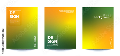 set template Rainbow Blur Blend Abstract Background For banner, flyer, covers, wallpapers, brands, social media and other mobile projects