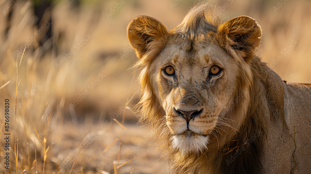 Fototapeta premium portrait of a lion