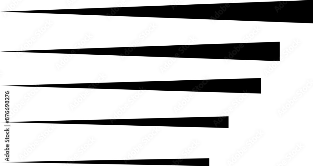 Speed flat vector icon. Fast motion effect. Black horizontal action. Speed action symbol. Superhero sign. Comic design element isolated on transparent background. Speed improvement chart boost power. Speed flat vector icon. Fast motion effect. Black horizontal action. Speed action symbol. Superhero sign. Comic design element isolated on transparent background. Speed improvement chart boost power.