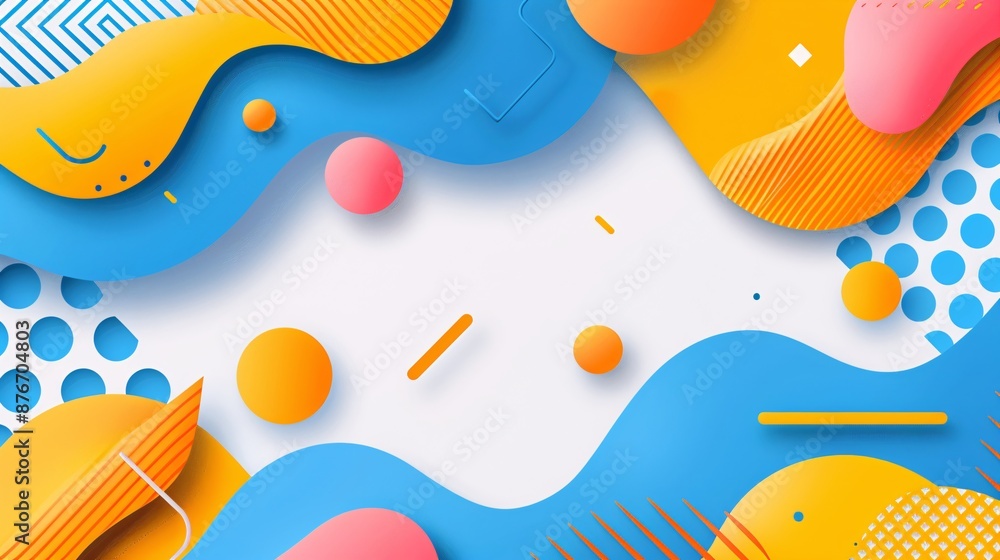Fototapeta premium Abstract Colorful Geometric Background