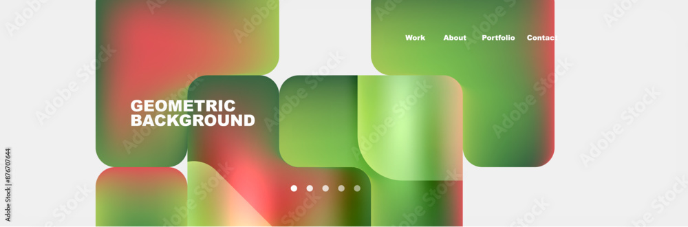 Obraz premium Teal Liquid color background design for Landing page site. Fluid gradient shapes composition. Futuristic design posters. Eps10 vector.