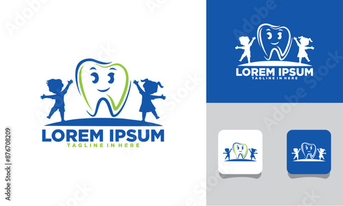 icon set logo dentist children