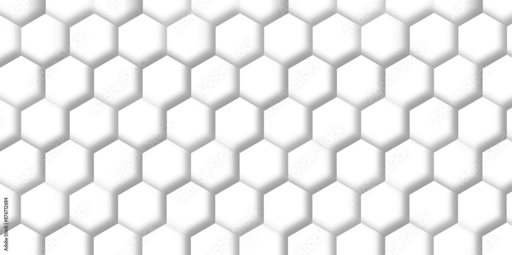 Abstract white background with hexagons. Abstract hexagon polygonal pattern background vector. seamless bright white Pattern with hexagons illustration of a honeycomb. Futuristic surface . Abstract white background with hexagons. Abstract hexagon polygonal pattern background vector. seamless bright white Pattern with hexagons illustration of a honeycomb. Futuristic surface .