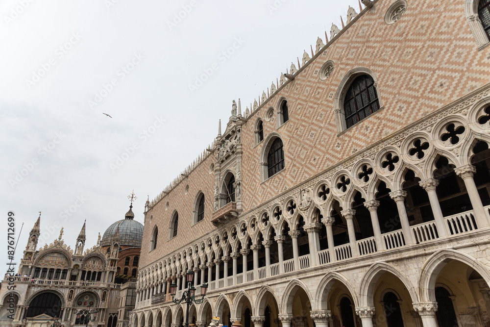 Experior of Doge's palace in Venice Experior of Doge's palace in Venice