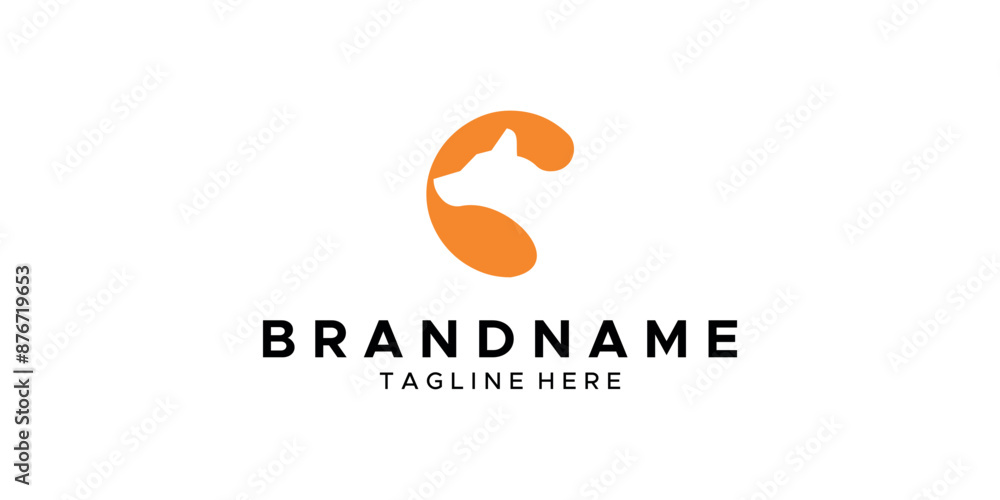a C dog themed graphic image, on a white background. graphic vector base. a C dog themed graphic image, on a white background. graphic vector base.