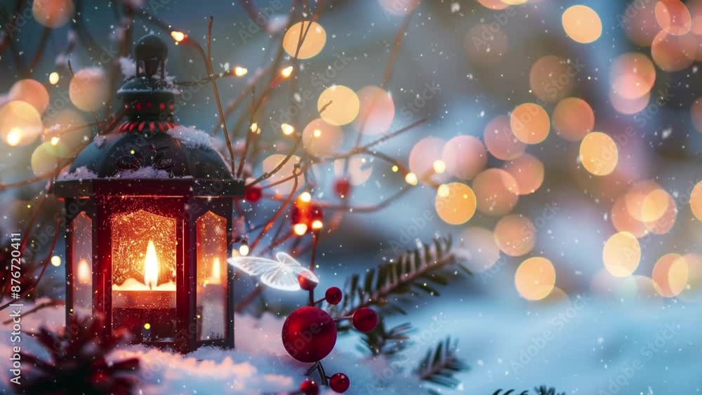 beautiful chistmas and new year holidays background seamless looping overlay 4k virtual video animation background beautiful chistmas and new year holidays background seamless looping overlay 4k virtual video animation background