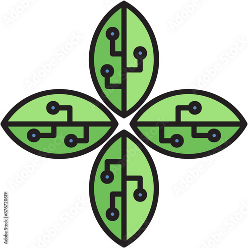 Nano Leaf Icon