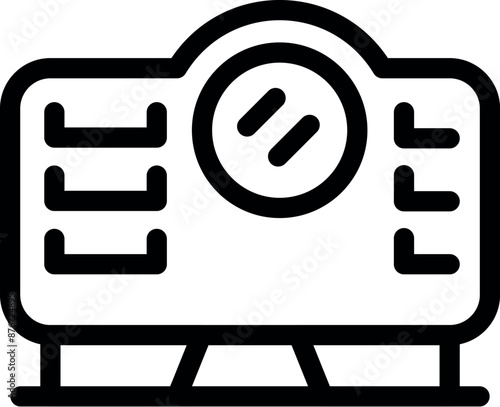 Diesel generator providing emergency power supply during blackout