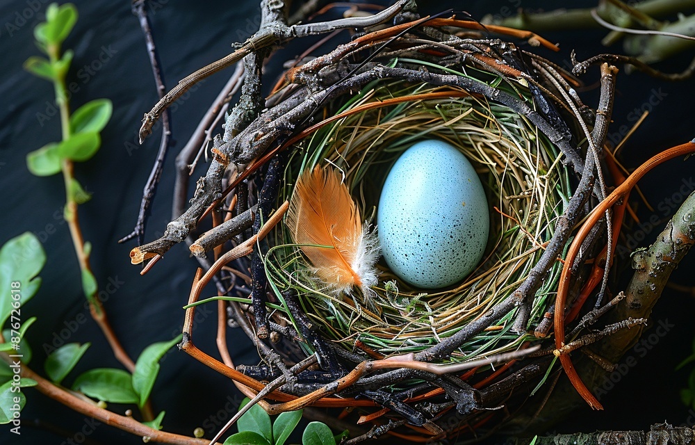 easter eggs in the nest easter eggs in the nest