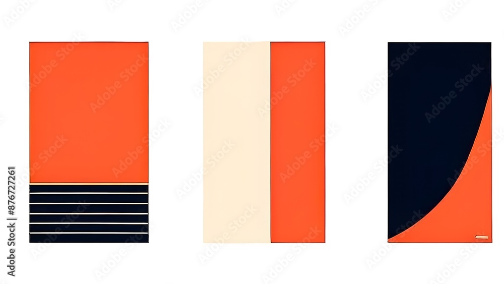 abstract minimalist mid century vector set with hand drawn geometric elements abstract minimalist mid century vector set with hand drawn geometric elements