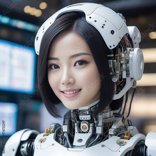 Female humanoid robot