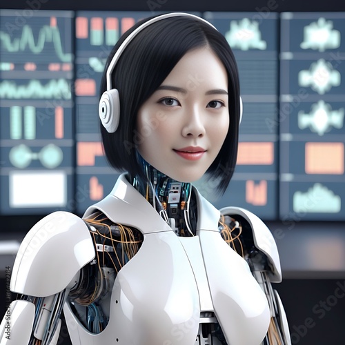 Female humanoid robot