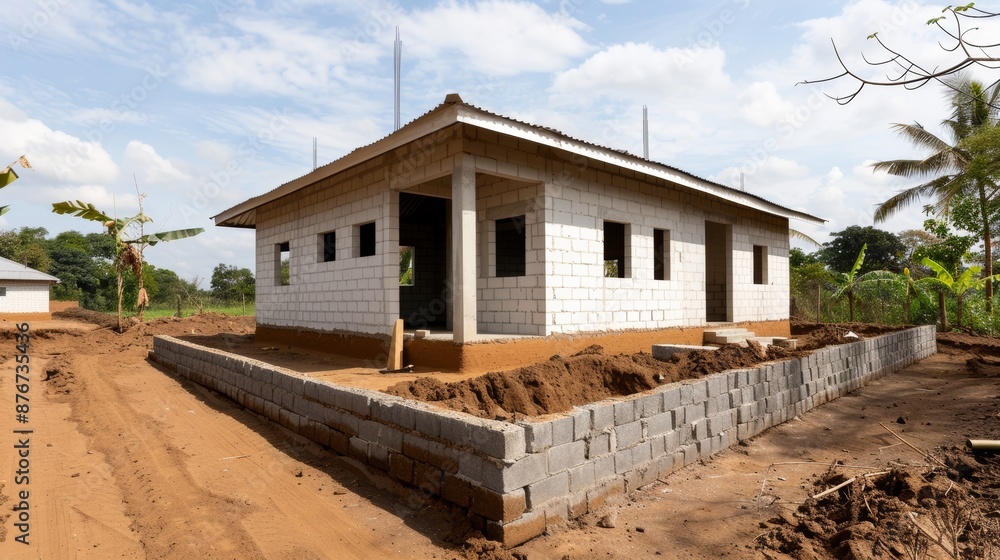 Habitat construction for those in need, focusing on underprivileged communities, highlighting the significance of providing essential living spaces