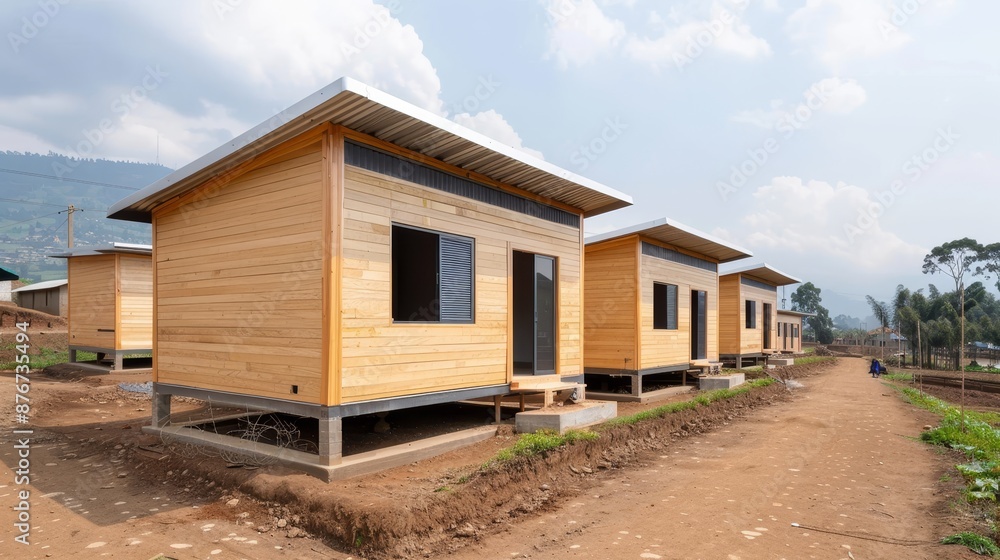Habitat construction for those in need, focusing on underprivileged communities, highlighting the significance of providing essential living spaces Habitat construction for those in need, focusing on underprivileged communities, highlighting the significance of providing essential living spaces