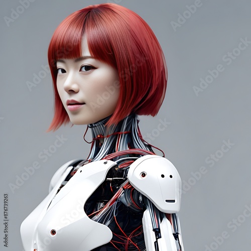 Female humanoid robot