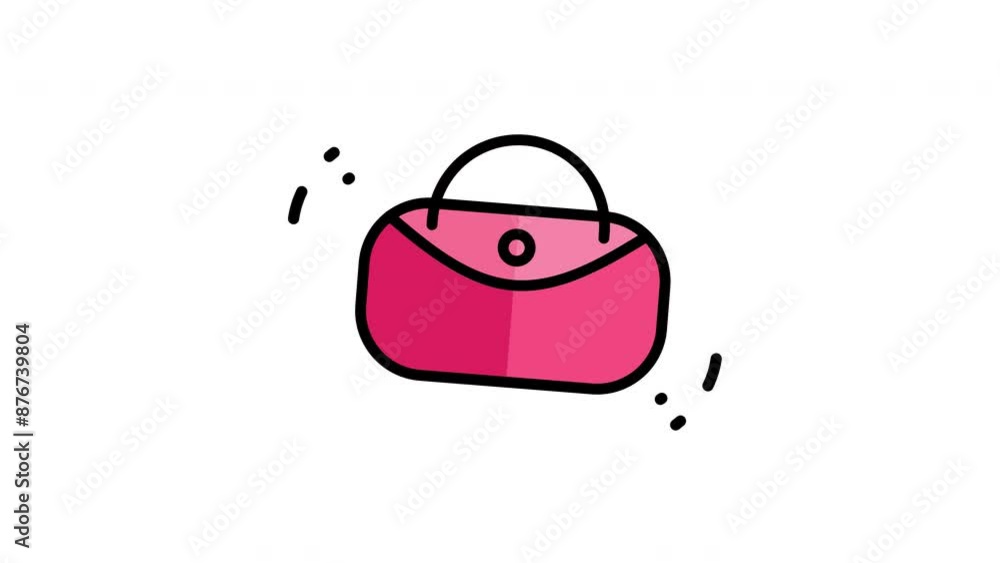 Hand Bag animated icon with alpha channel. Perfect for project and Explainer Video Hand Bag animated icon with alpha channel. Perfect for project and Explainer Video