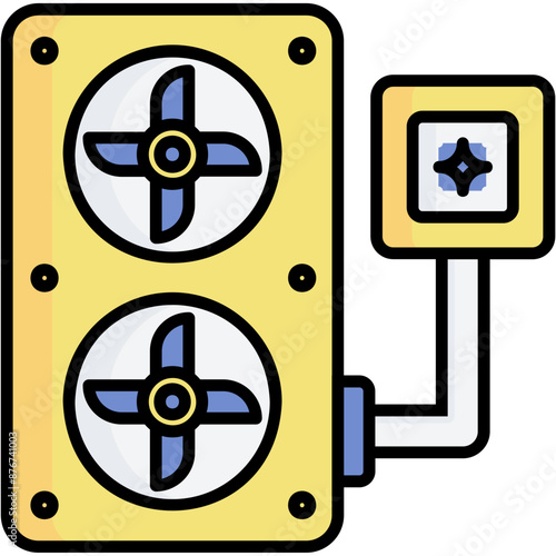 Cooling System Sticker