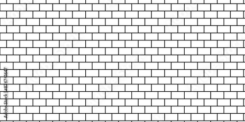 White brick background texture. White brick pattern and white background wall brick.	