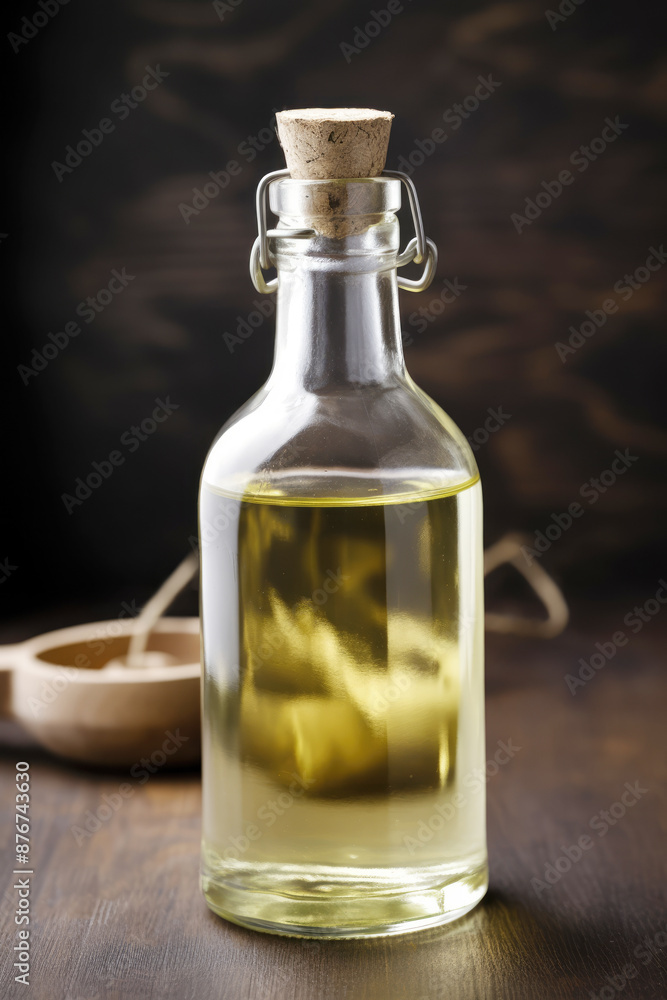 generated illustration bottle of apple cider vinegar generated illustration bottle of apple cider vinegar