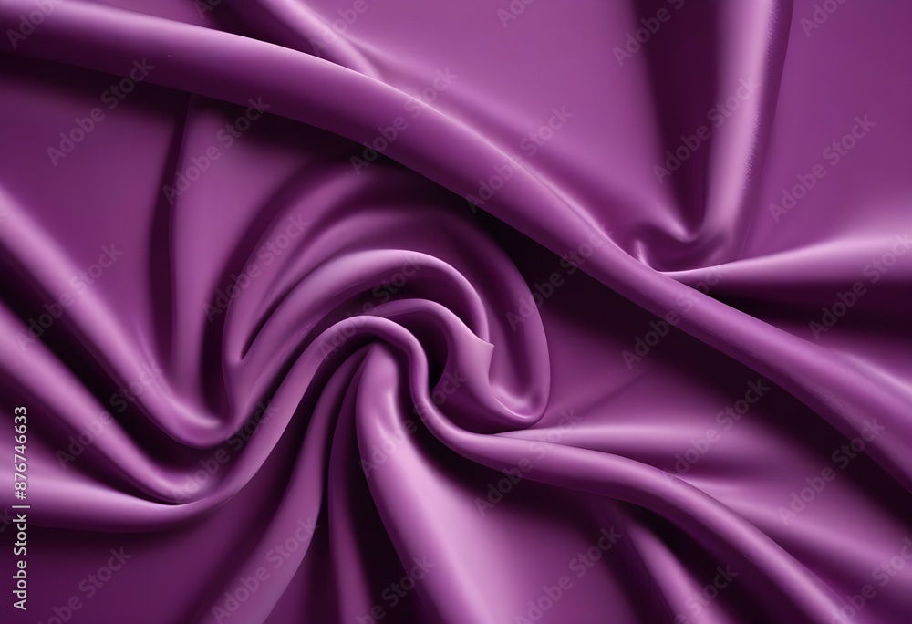 Obraz premium deep purple satin velvet wavy drapery texture sample background