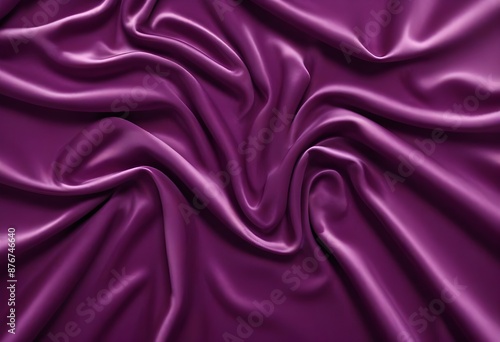 deep purple satin velvet wavy drapery texture sample background