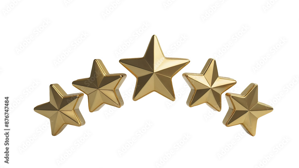Five golden stars for product rating reviews, isolated on a transparent background. Perfect for websites and mobile applications.
Five golden stars for product rating reviews, isolated on a transparent background. Perfect for websites and mobile applications.