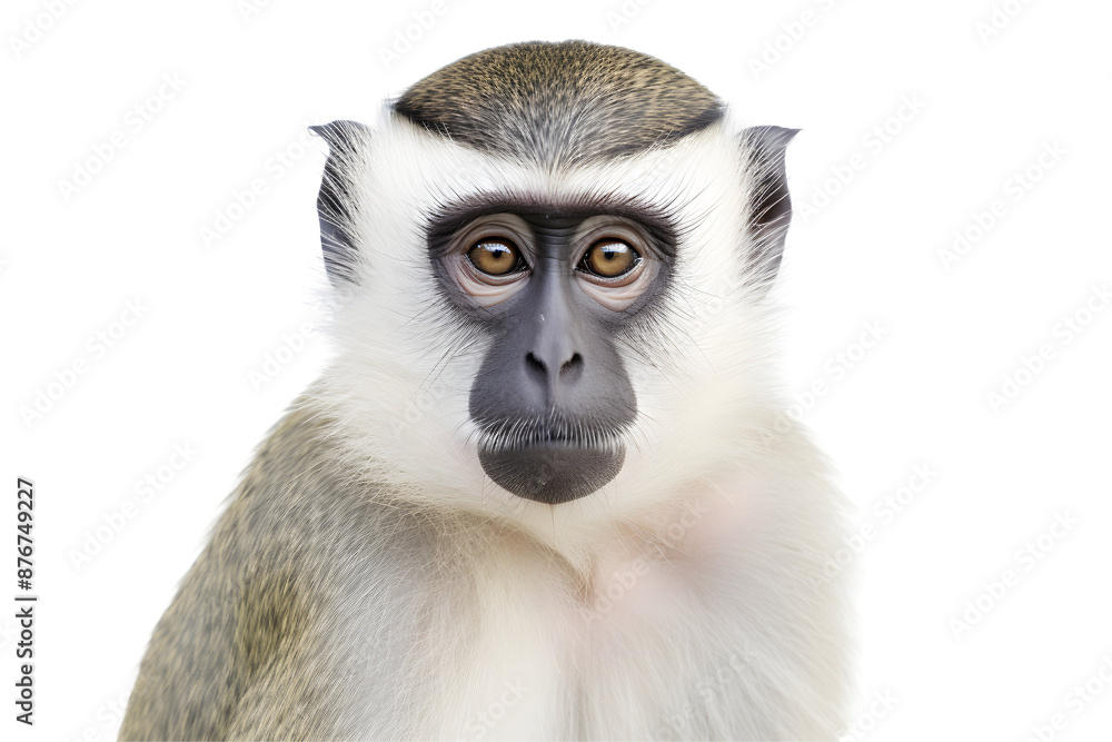 Portrait of vervet monkey Portrait of vervet monkey