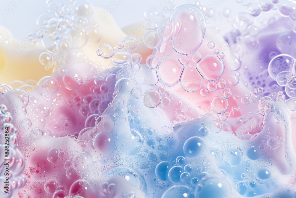 A close-up view of soap bubbles in a sink, useful for representing cleanliness or fun A close-up view of soap bubbles in a sink, useful for representing cleanliness or fun