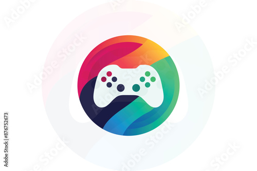 Abstract Gaming Logo design template