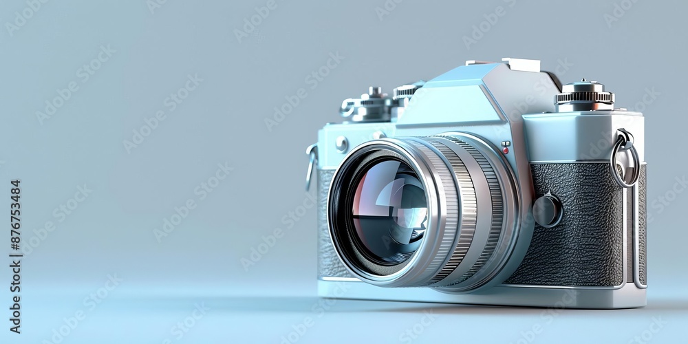 A camera capturing a moment of learning or friendship on a solid white backdrop with a soft glow A camera capturing a moment of learning or friendship on a solid white backdrop with a soft glow