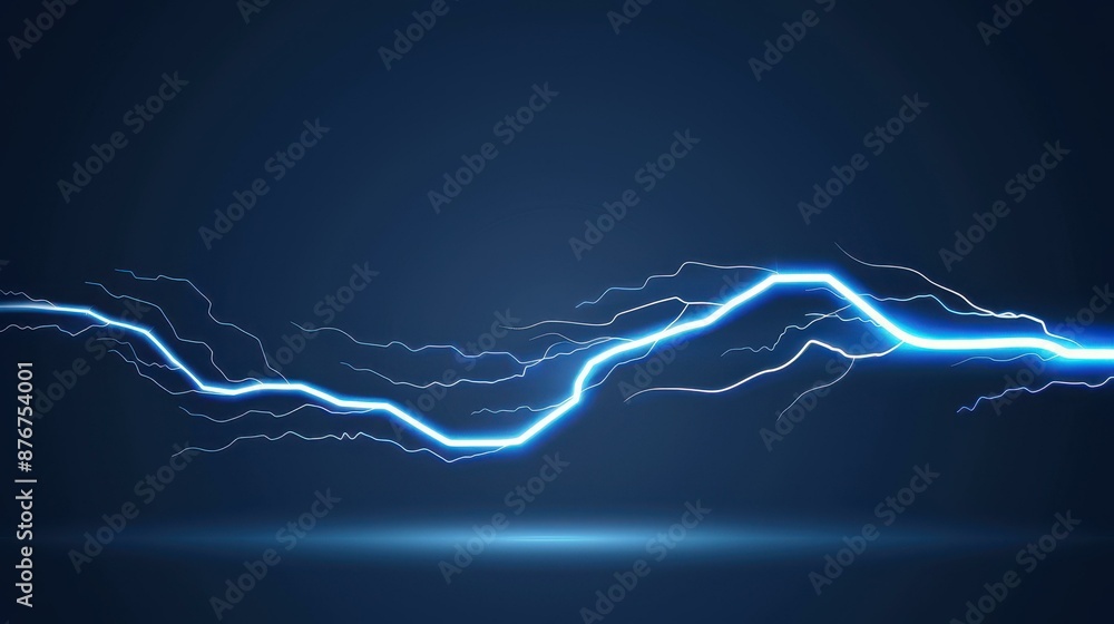 Vibrant blue electric lighting on abstract electrical background. Vibrant blue electric lighting on abstract electrical background.
