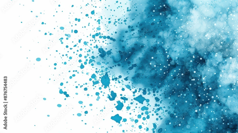 White splash of watercolor paint on a calming background for a serene aesthetic. White splash of watercolor paint on a calming background for a serene aesthetic.