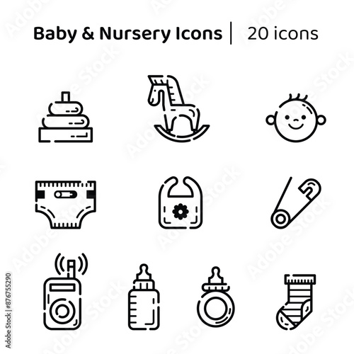 Baby and Nursery Icon