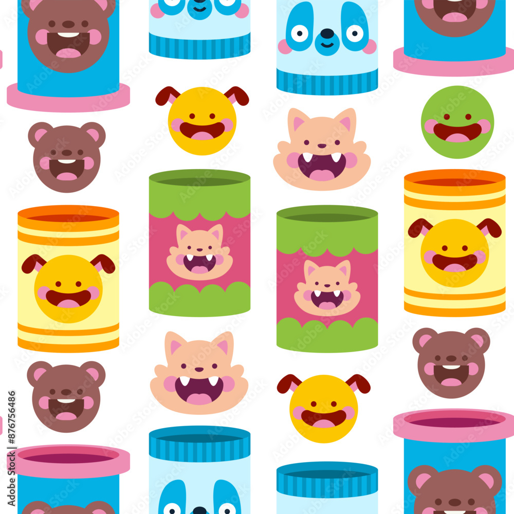 Baby knee pads vector cartoon seamless pattern. Baby knee pads vector cartoon seamless pattern.