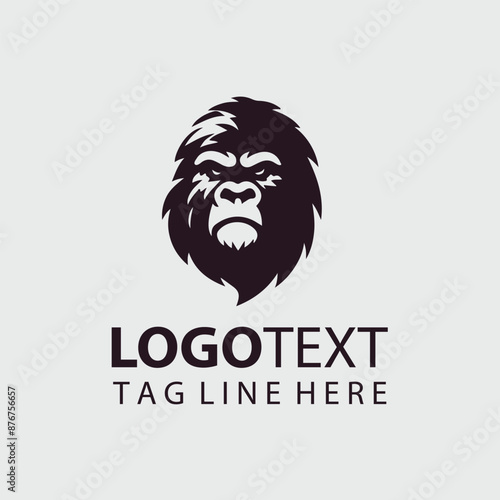 Gorilla logo Vector Illustrations 