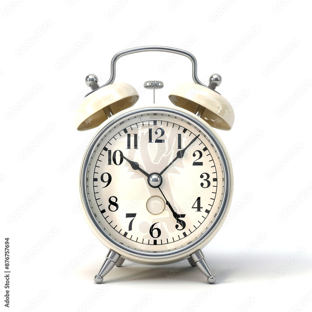 Alarm Clock on White Background Alarm Clock on White Background