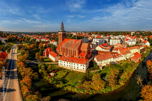 Lidzbark Warmiński. Rzeka Łyna. photo