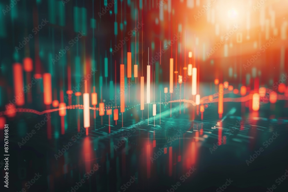 Dynamic stock market or forex trading charts with detailed candlestick charts. Dynamic stock market or forex trading charts with detailed candlestick charts.